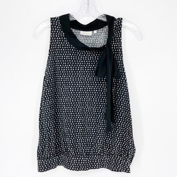 Deletta Anthropologie Sleeveless Printed Top Size Medium - Picture 1 of 6